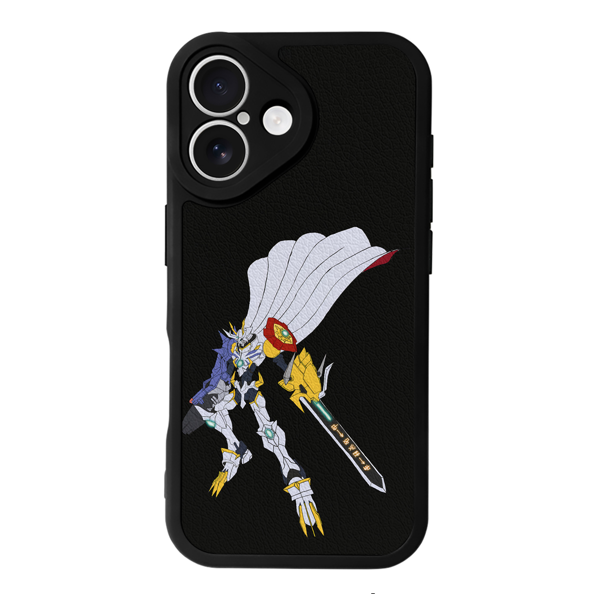 （画像用） Digimon デジタルモンスター/デジモン 【iPhone 16シリーズ対応】シリコンスマホケース（レザー調） 材質：シリコン